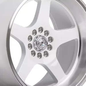 59° North Wheels D-004 11x18 ET15 5x114/5x120 White/polished lip - Image 3