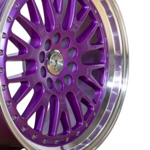 59° North Wheels D-003 8.5x18 ET35 5x114/5x120 Candy Purple/Polished - Image 4