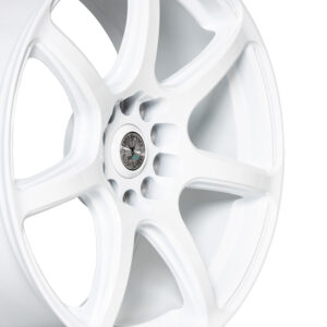 59° North Wheels D-009 8.5x18 ET38 5x114.3/5x120 Full Gloss White - Image 4