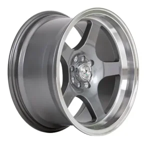 59°North Wheels D-004 8,5x17" ET10 4x100/4x114,3 Glossy gunmetal/polished lip - Image 3