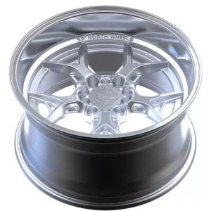 59°North Wheels D-014 9,75x18" ET -5 5x114,3/5x120 brushed silver/polished lip - Image 3
